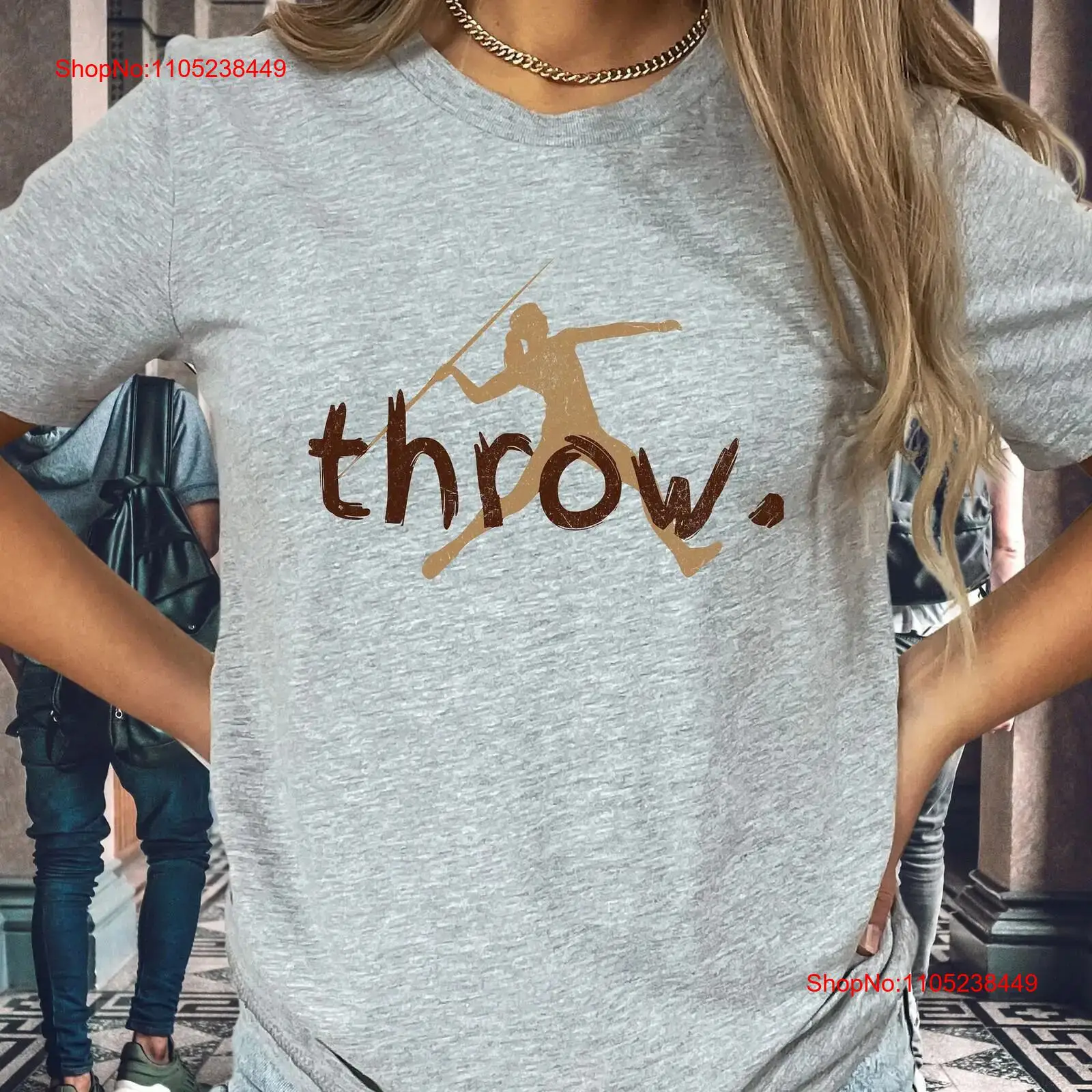Camiseta Feminina de Atletismo - Javelin Throwing avaliação e preço
